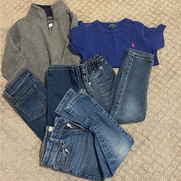 Bundle of boys 4/4T - under armour, Levi, lucky brand - (8 pieces) - Picture 1 of 4